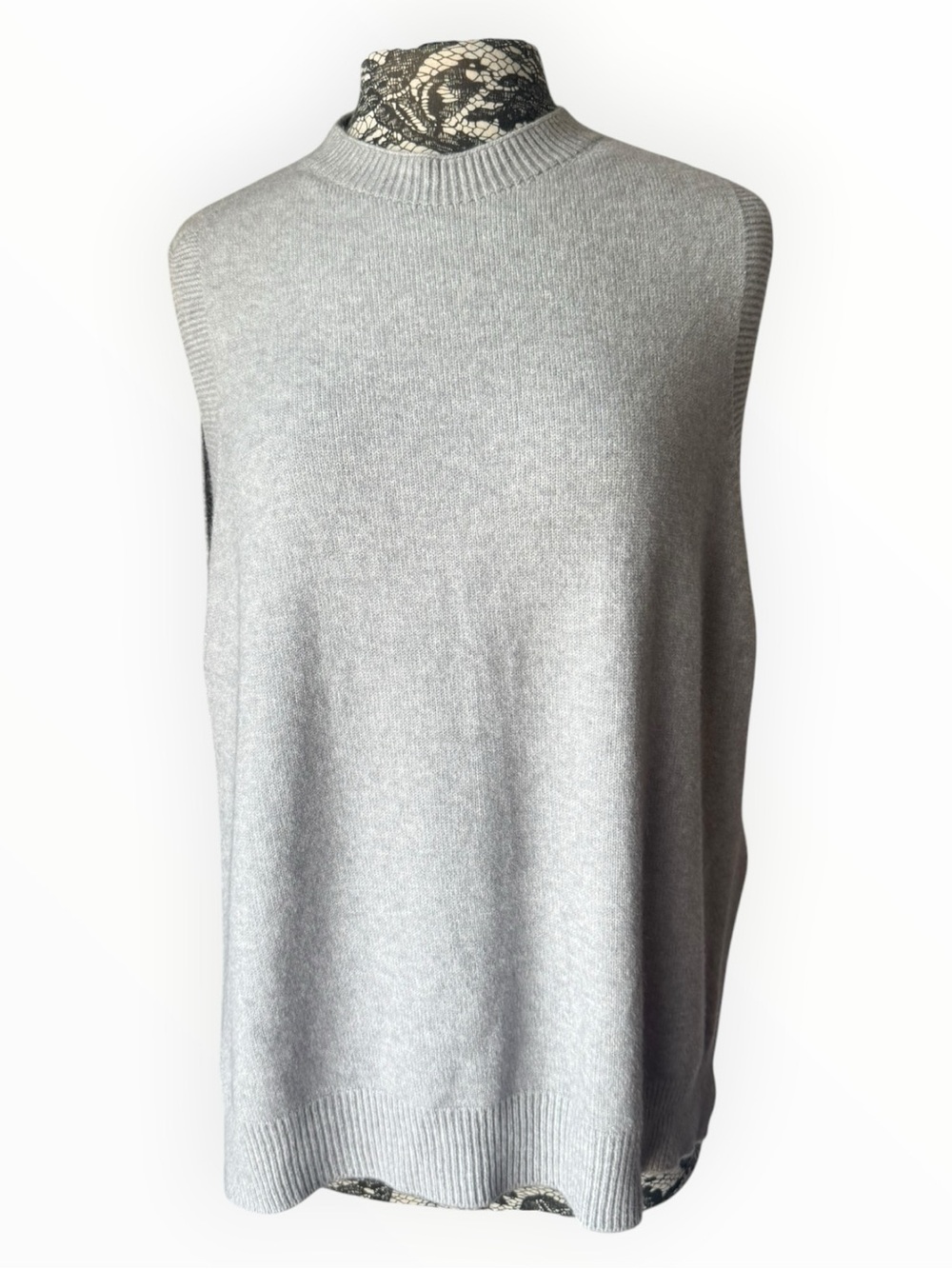 Alexandre Laurent Sweater Vest Gray Medium